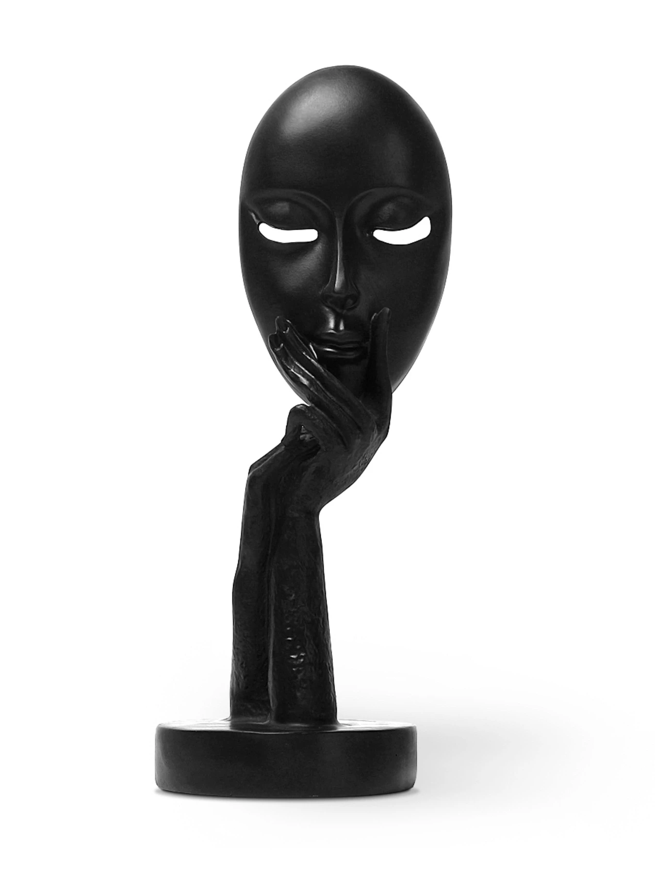 Статуэтка "Маска" черная MBM HOME модель DH-ST-03 BLACK Фото