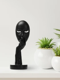 Статуэтка "Маска" черная MBM HOME модель DH-ST-03 BLACK Фото