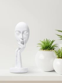 Статуэтка "Маска" белая MBM HOME модель DH-ST-03 WHITE Фото