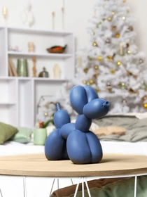 Статуэтка "Собака из шарика" синяя MBM HOME модель DH-ST-06 DARK BLUE Фото