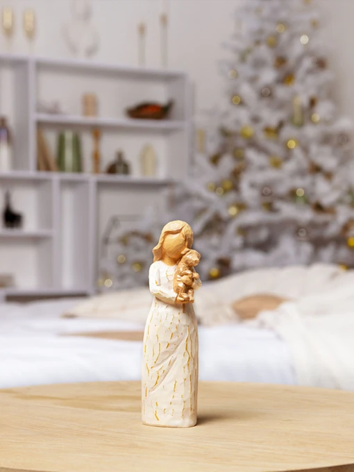 Статуетка "Дівчина з цуценям" MBM HOME модель DH-ST-08 COLOR Фото