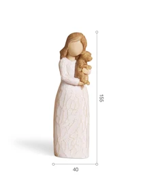Статуэтка "Девушка со щенком" MBM HOME модель DH-ST-08 COLOR Фото