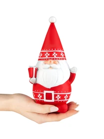 Статуэтка новогодняя "Санта" MBM HOME модель DH-ST-14 RED Фото