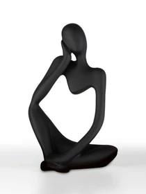 Статуэтка "Мыслитель" черная MBM HOME модель DH-ST-16-1 BLACK Фото