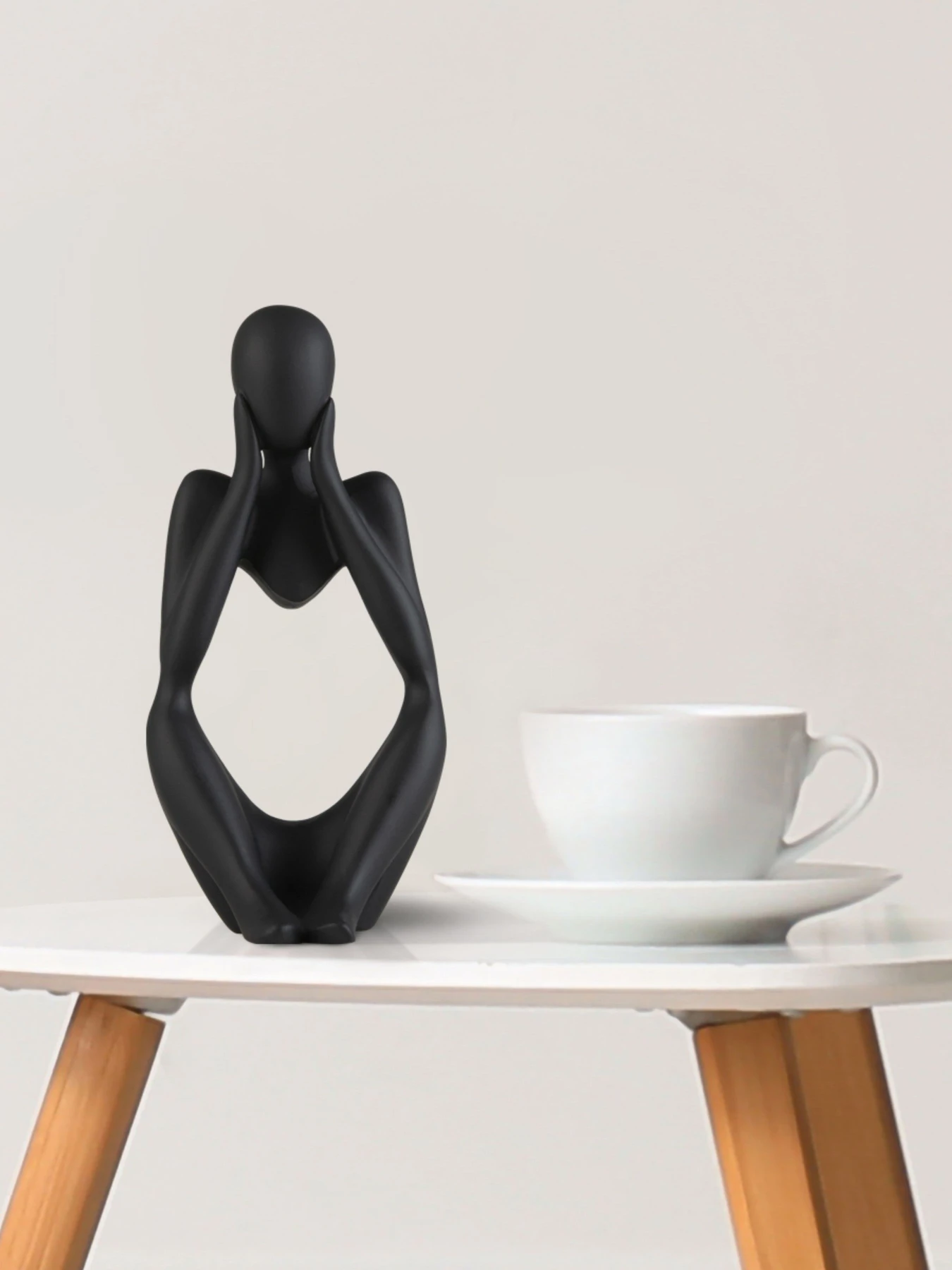 Статуэтка "Мыслитель" черная MBM HOME модель DH-ST-16-2 BLACK Фото