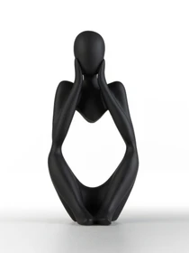 Статуэтка "Мыслитель" черная MBM HOME модель DH-ST-16-2 BLACK Фото