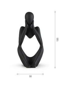 Статуэтка "Мыслитель" черная MBM HOME модель DH-ST-16-2 BLACK Фото