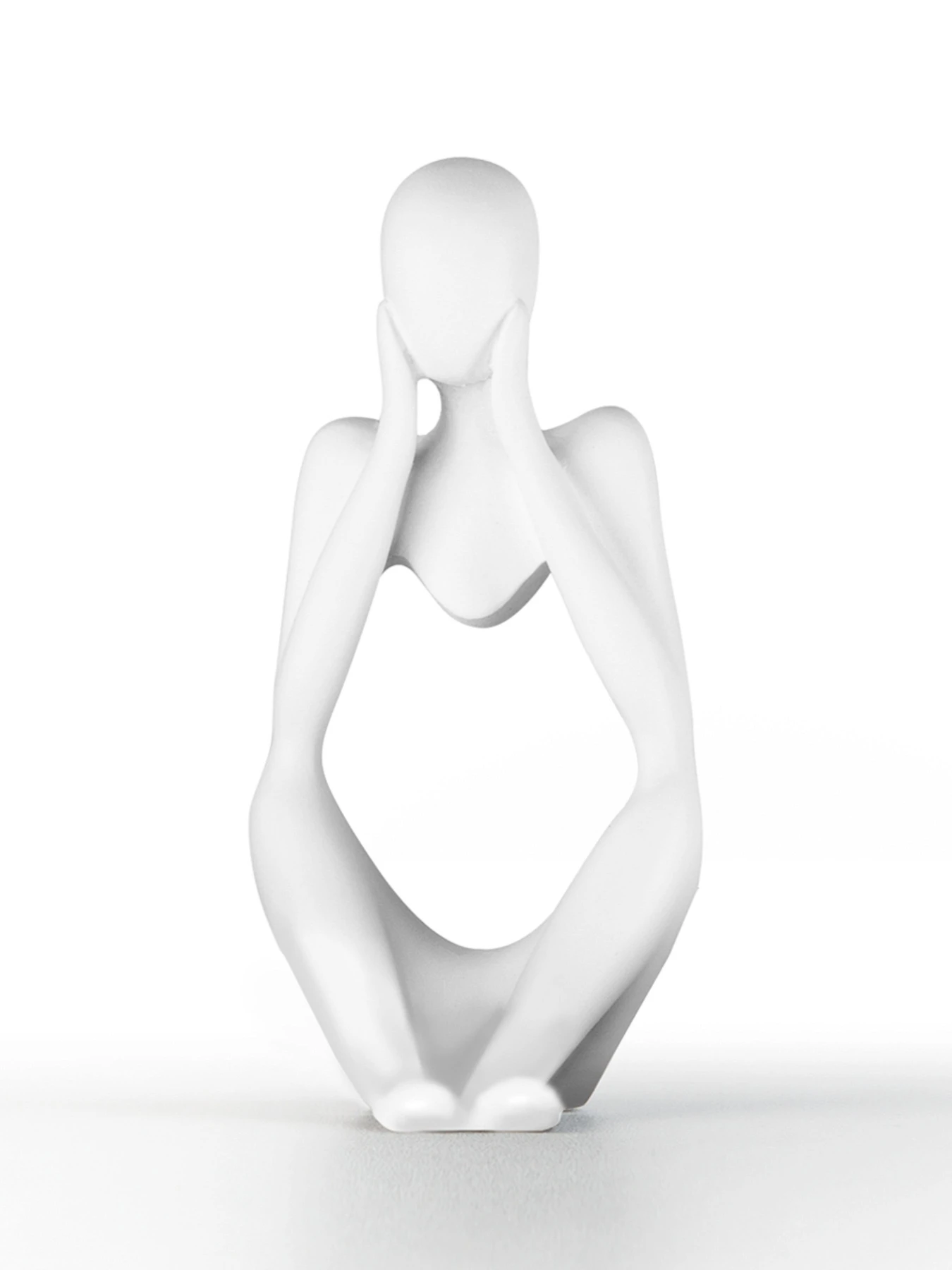 Статуэтка "Мыслитель" белая MBM HOME модель DH-ST-16-2 WHITE Фото