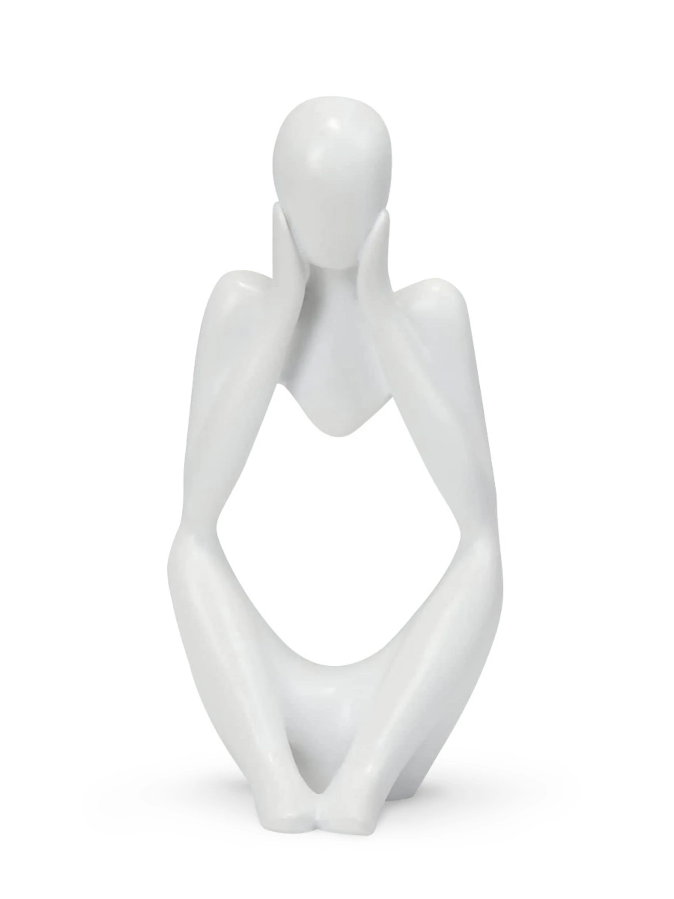 Статуэтка "Мыслитель" белая MBM HOME модель DH-ST-16-2 WHITE Фото