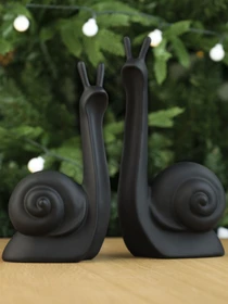 Статуэтка "Улитка" черная MBM HOME модель DH-ST-24 BLACK Фото