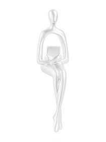Статуэтка "Человек с книгой" белая MBM HOME модель DH-ST-26 WHITE Фото