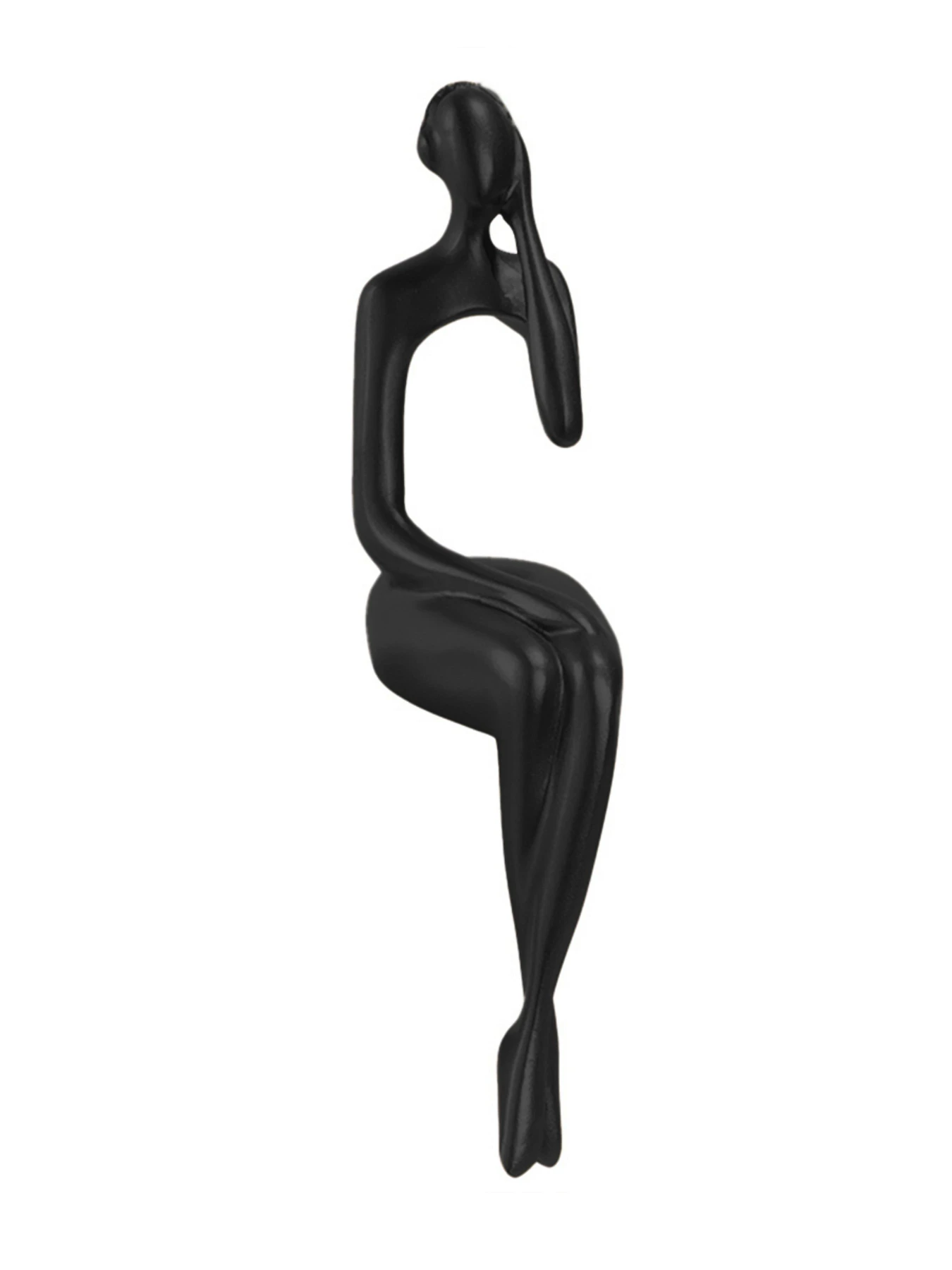Статуэтка "Человек мыслит" черная MBM HOME модель DH-ST-27 BLACK Статуэтка "Человек мыслит" черная MBM HOME модель DH-ST-27 BLACK Фото