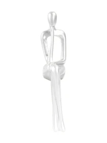 Статуэтка "Человек с мечтой" белая MBM HOME модель DH-ST-28 WHITE Фото