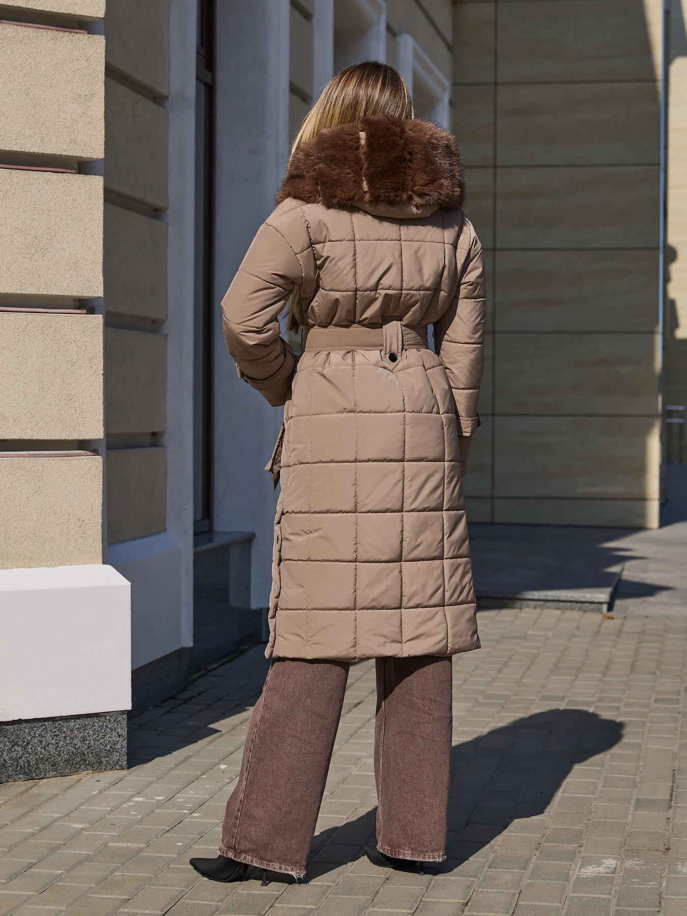 Куртки та дублянки MilaNova модель Пальто ПВ-375 кап, капучино Фото