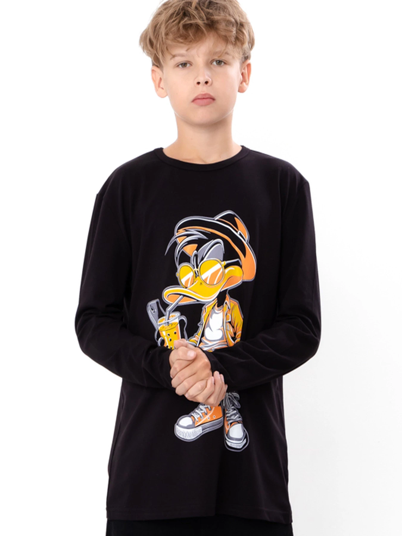 Худи и свитшоты Носи своє модель 6363-036-33-1-3-chornij-daffy-duck Фото