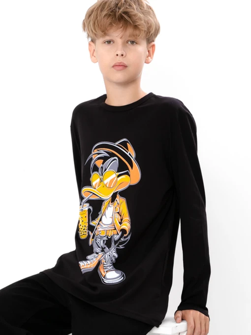 Худи и свитшоты Носи своє модель 6363-036-33-1-3-chornij-daffy-duck Фото
