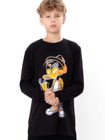 Худи и свитшоты Носи своє модель 6363-036-33-1-3-chornij-daffy-duck Фото