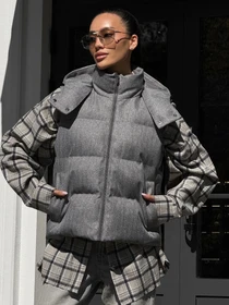 Куртки та дублянки Jadone Fashion модель Zhylet_Ark_siryy Фото