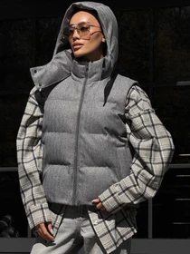 Куртки та дублянки Jadone Fashion модель Zhylet_Ark_siryy Фото