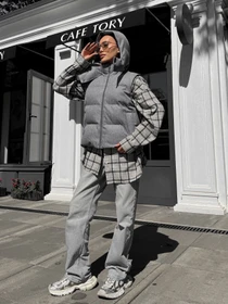 Куртки та дублянки Jadone Fashion модель Zhylet_Ark_siryy Фото