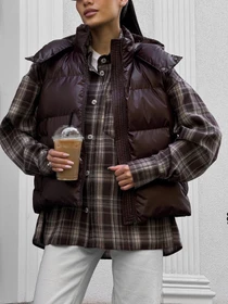 Куртки та дублянки Jadone Fashion модель Zhylet_Kul_shokol Фото