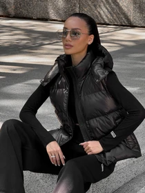 Куртки та дублянки Jadone Fashion модель Zhylet_Kul_chorne Фото