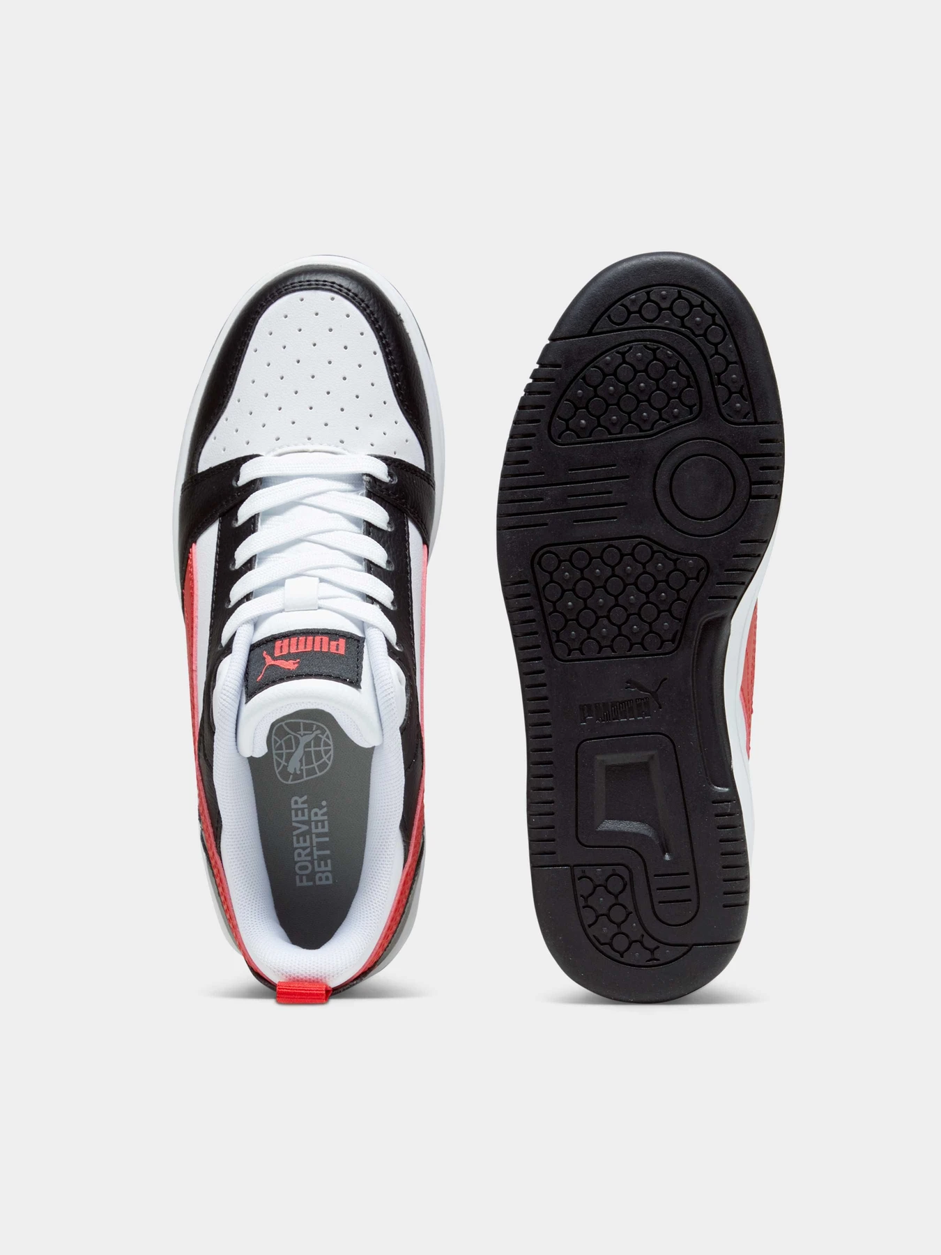 Кеды PUMA Rebound V6 Lo Jr модель 393833 Кеды PUMA Rebound V6 Lo Jr модель 393833 Фото