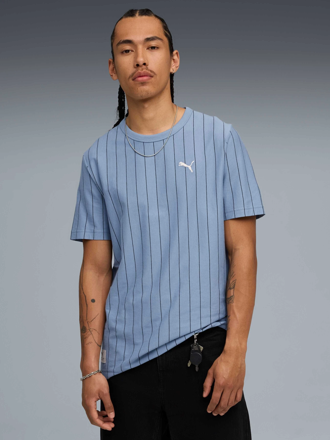 Футболки і поло PUMA Class Striped Tee модель 688220 Футболки і поло PUMA Class Striped Tee модель 688220 Фото