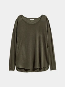 Худі та світшоти H&M модель 3635054RP3_темно-зеленый Фото