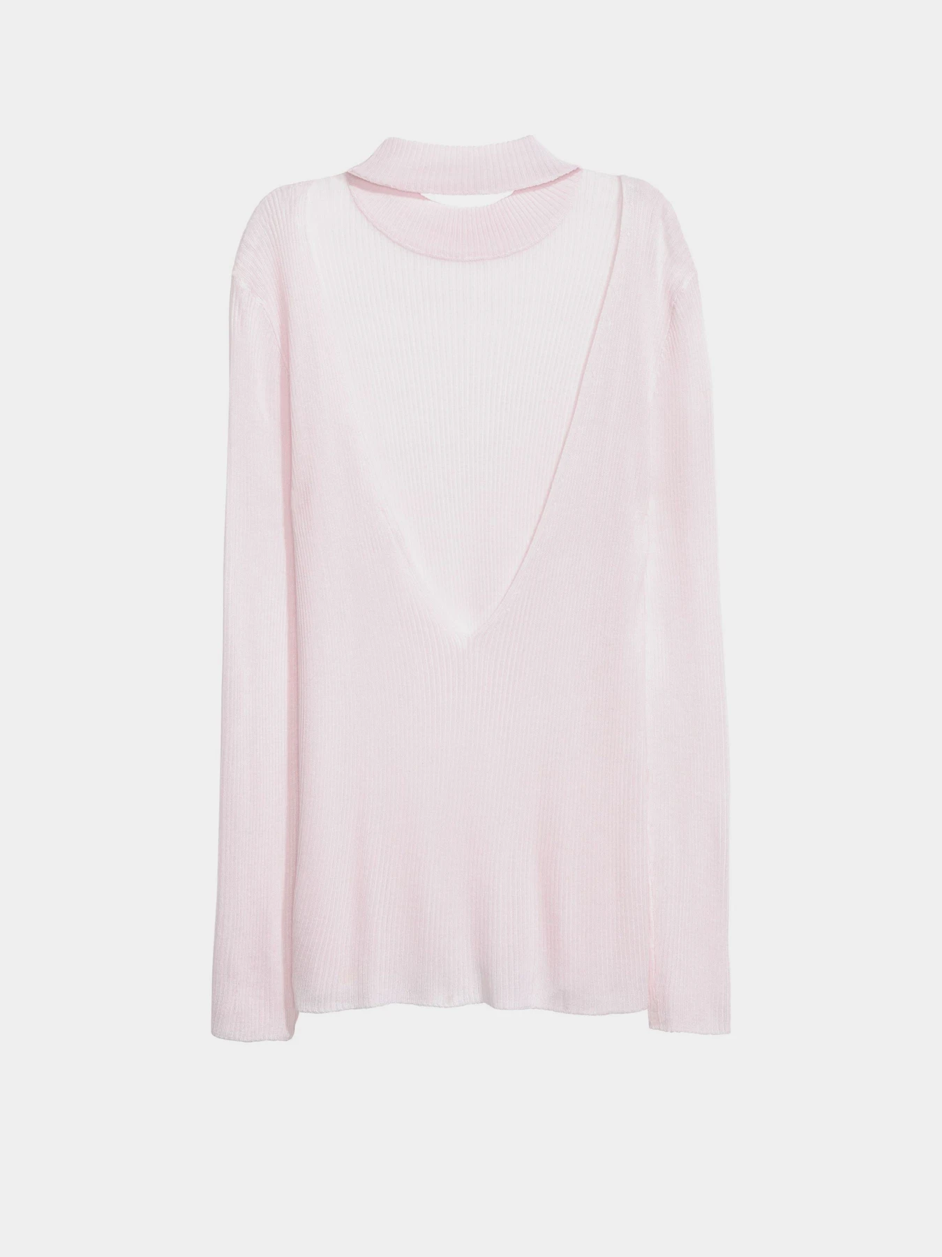 Худи и свитшоты H&M модель 4655345RP12_Светло-розовый Фото