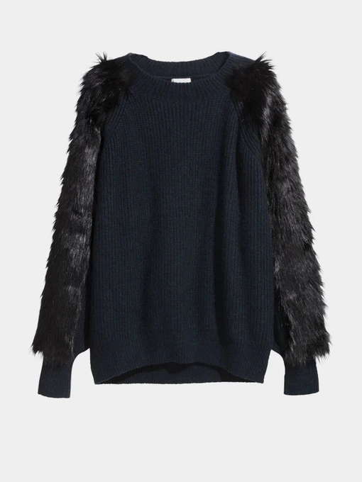 Худі та світшоти H&M модель 5729806ral_Темно-синий Фото