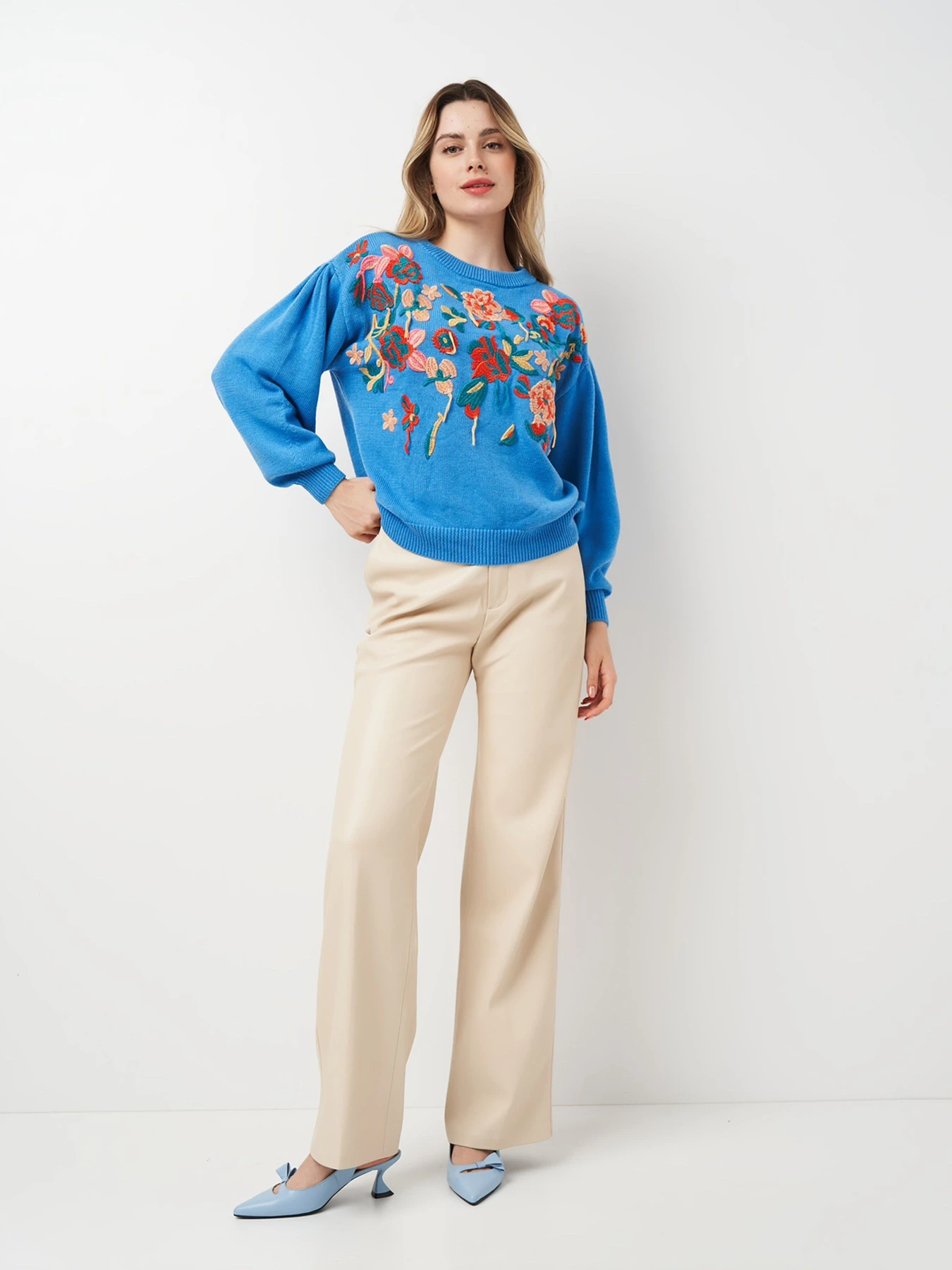 Худі та світшоти H&M модель 2001053ral_Светло-синий Фото
