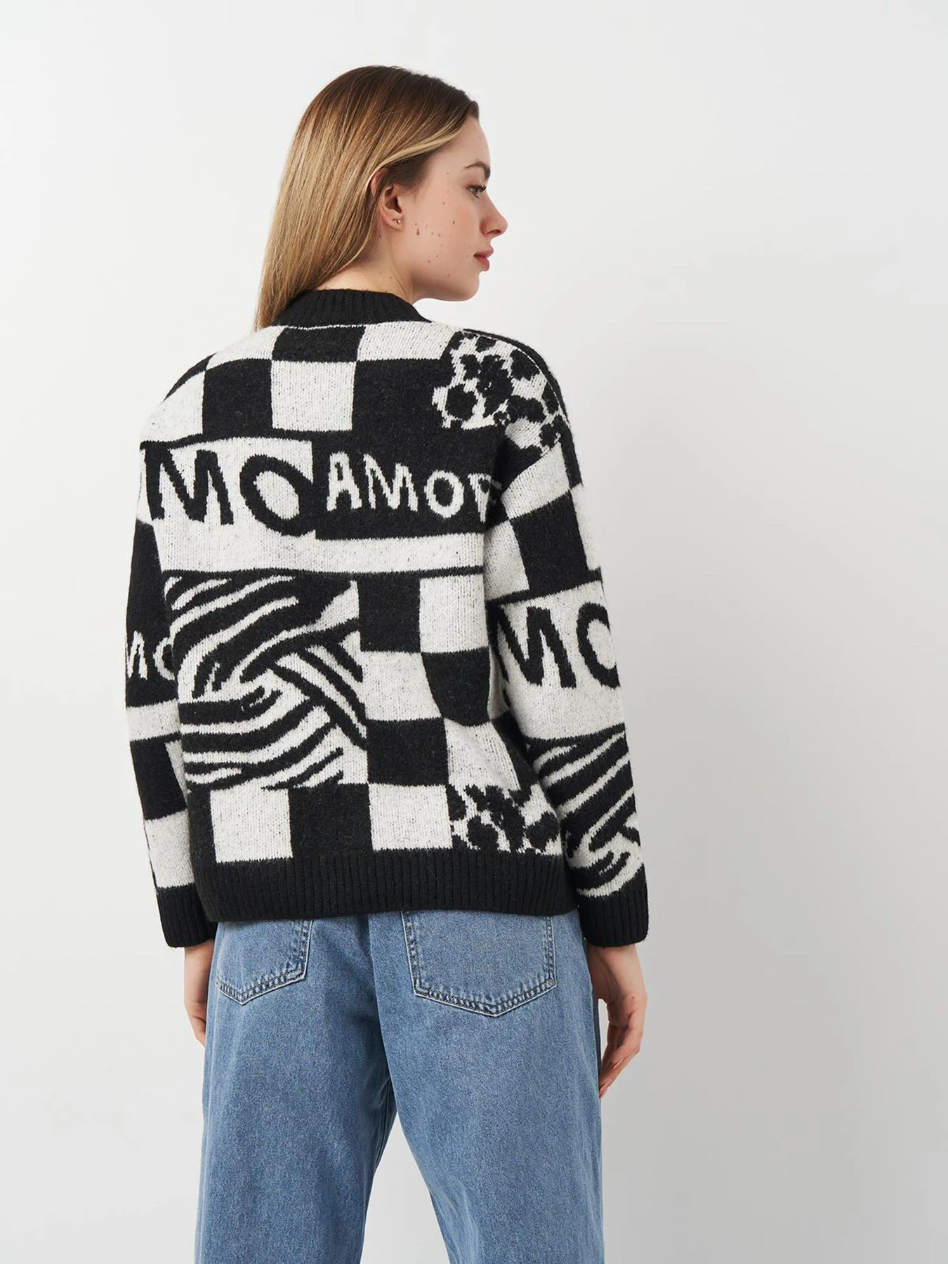 Худі та світшоти H&M модель 2001028ral_Черно-белый Фото