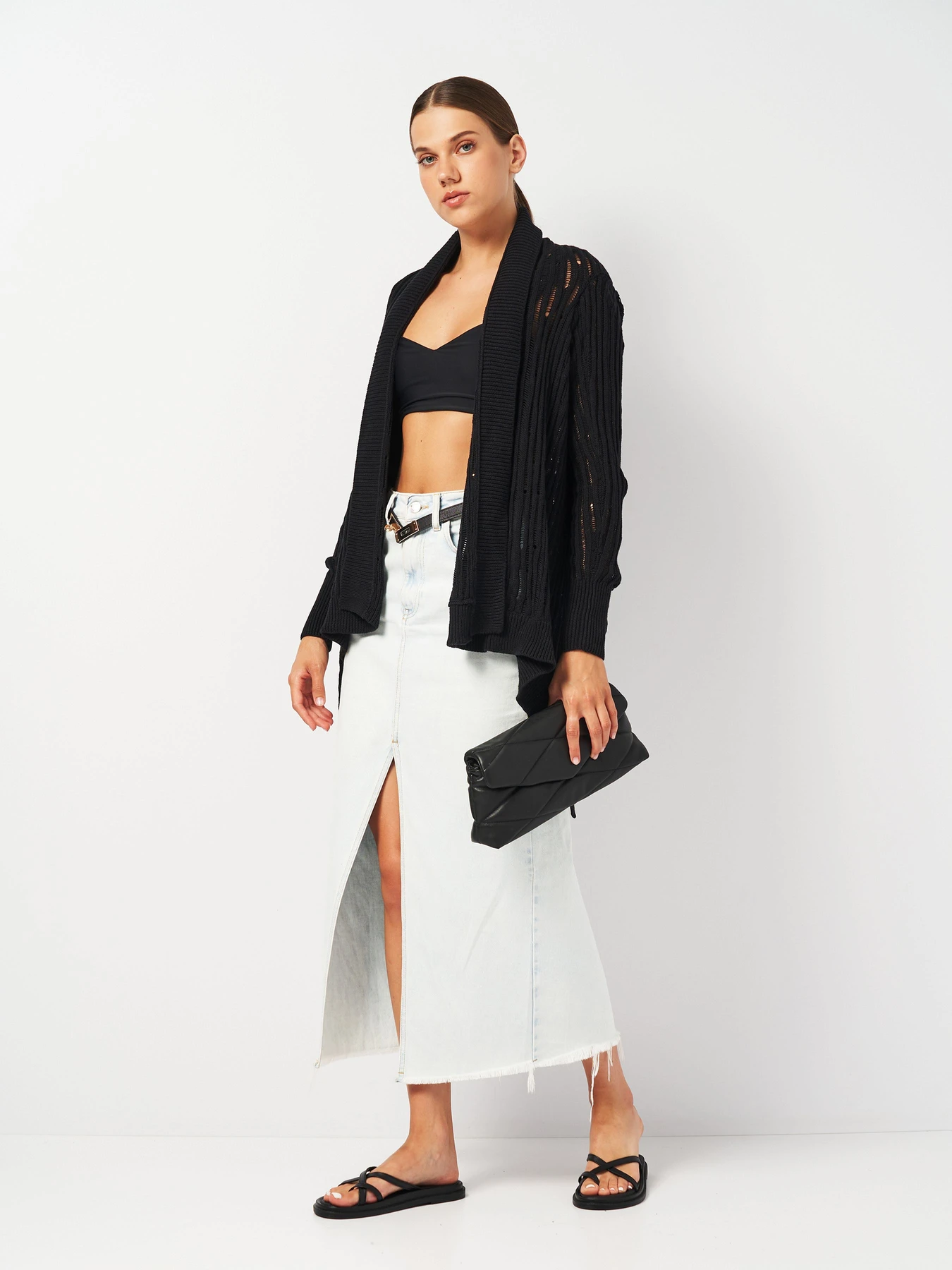 Худи и свитшоты H&M модель 1059955rall_Черный Фото