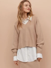 Худі та світшоти H&M модель 7945381wer_Бежевый Фото