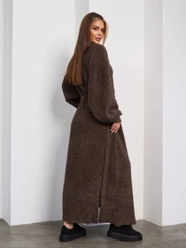 Светри та кардигани ISSA Plus модель 15294_темно_коричневый Фото
