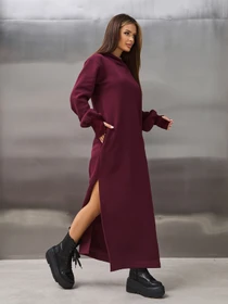 Платья ISSA Plus модель 14899_темно_бордовый Фото
