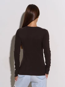 Худі та світшоти ISSA Plus модель 14941_темно_коричневый Фото