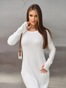 Платья ISSA Plus модель 15306_молочный Фото