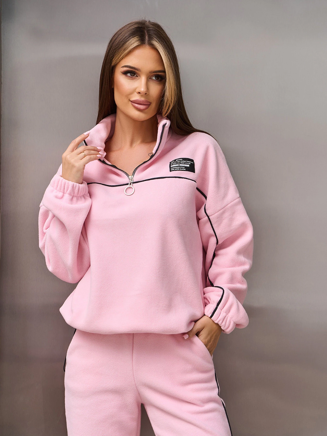 Костюмы ISSA Plus модель SA-668_розовый Фото