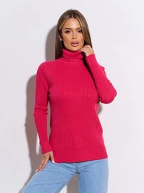 Свитры и кардиганы ISSA Plus модель WN20-582_малиновый Фото