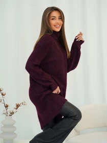 Платья ISSA Plus модель WN19-110_фиолетовый Фото