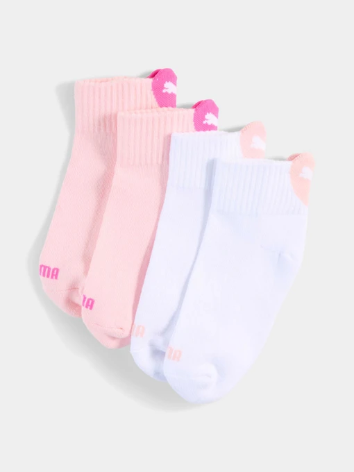 Носки и гольфы PUMA Kids Heart Logo Quarter модель 938652 Фото