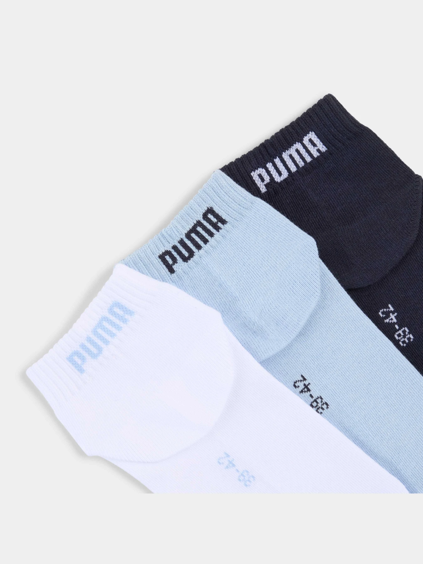 Носки и гольфы PUMA Unisex Quarter Plain 3p модель 938589 Фото
