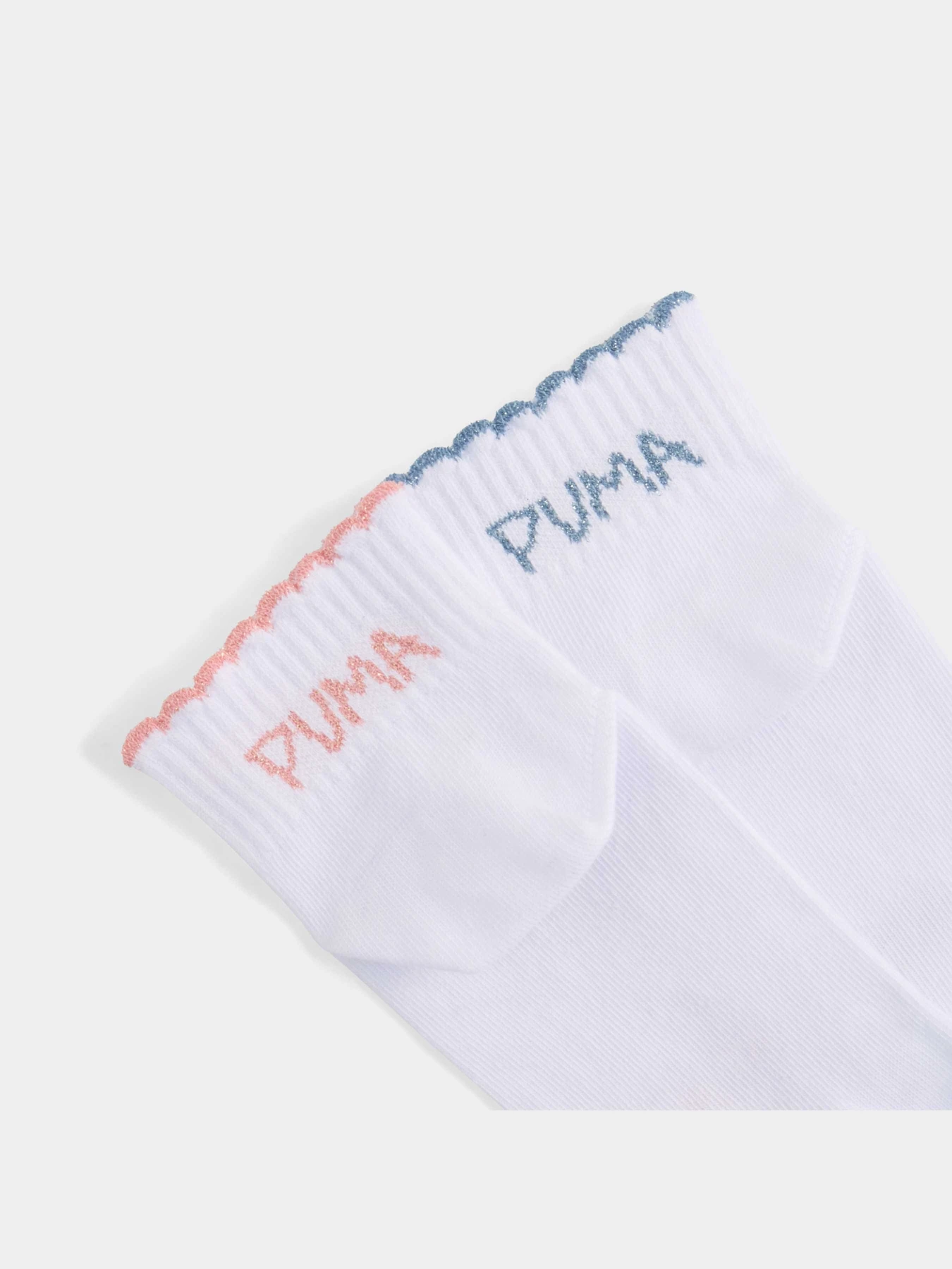 Шкарпетки та гольфи PUMA Girls Scallop Edge Quar модель 947235 Фото