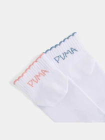 Шкарпетки та гольфи PUMA Girls Scallop Edge Quar модель 947235 Фото