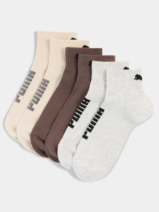 Носки и гольфы PUMA Unisex Rib Logo Quarter модель 947218 Фото