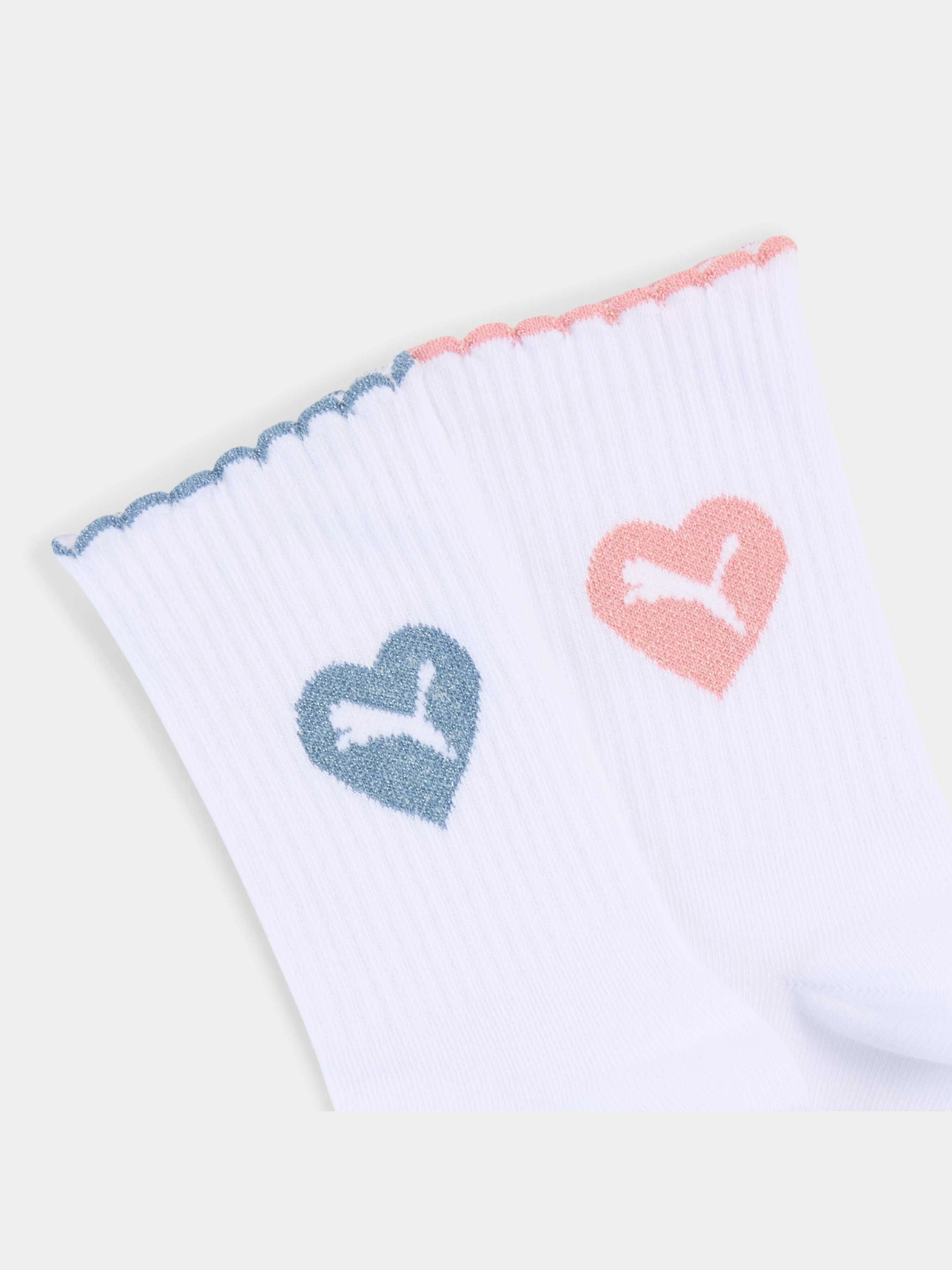 Шкарпетки та гольфи PUMA Girls Scallop Edge Sock модель 947234 Фото
