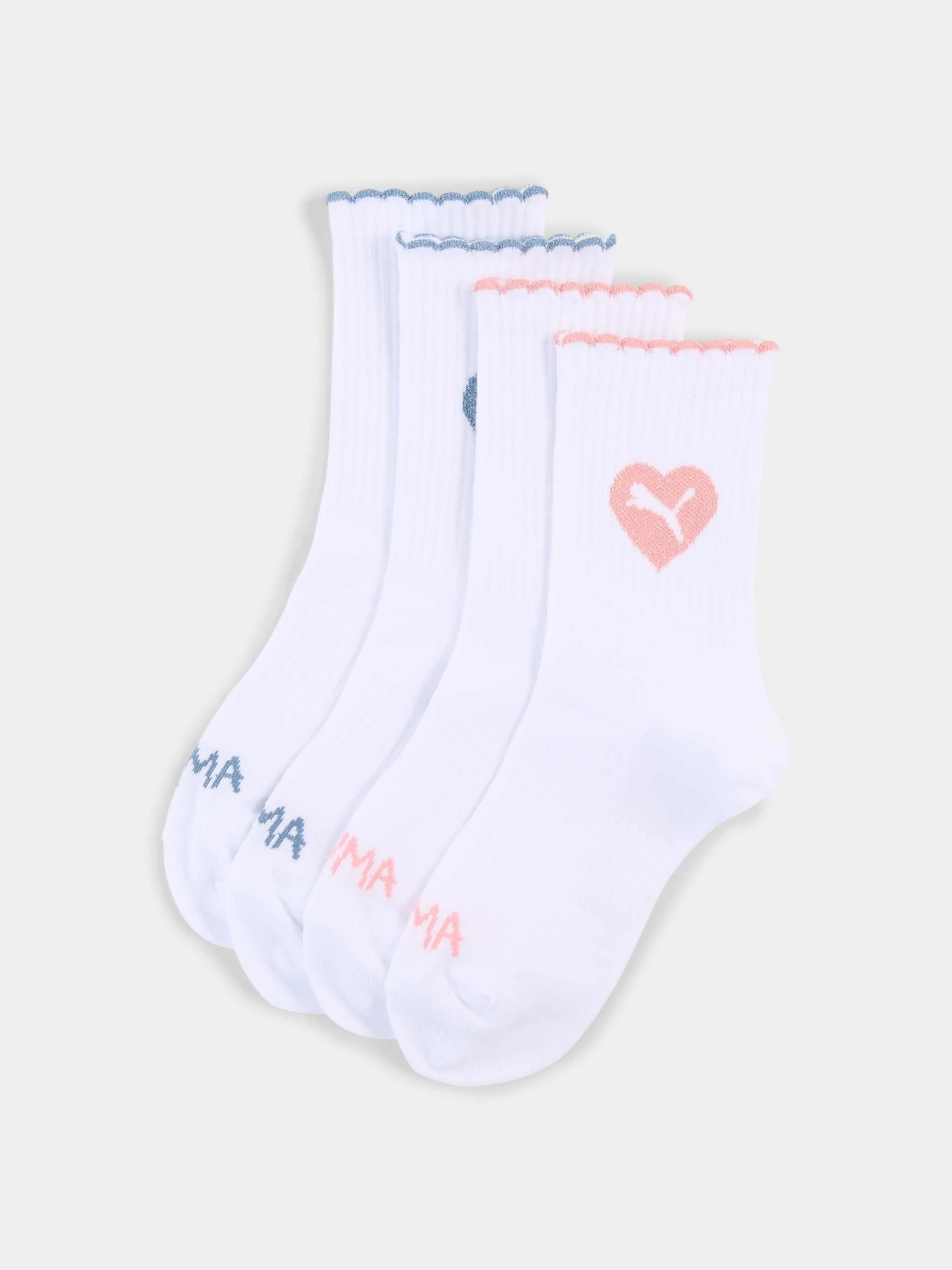 Шкарпетки та гольфи PUMA Girls Scallop Edge Sock модель 947234 Фото