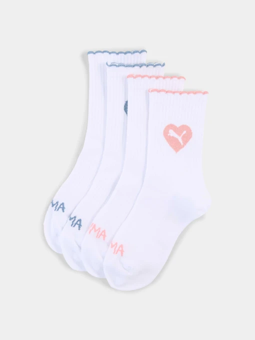 Шкарпетки та гольфи PUMA Girls Scallop Edge Sock модель 947234 Фото